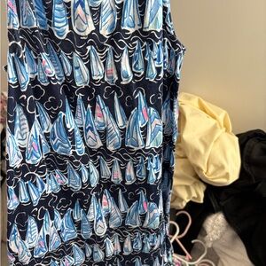 Nautical Blue and Pink Sailboat Dress